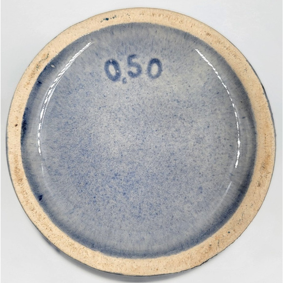 Westerwald Stoneware Pitcher Jug Cobalt Blue .5 Liter Floral 1950 - 1970 - Picture 7 of 8